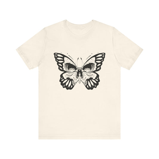 skull butterfly t-shirt - with the trees