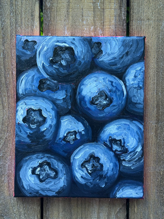 Sue's Blueberries Original 8x10