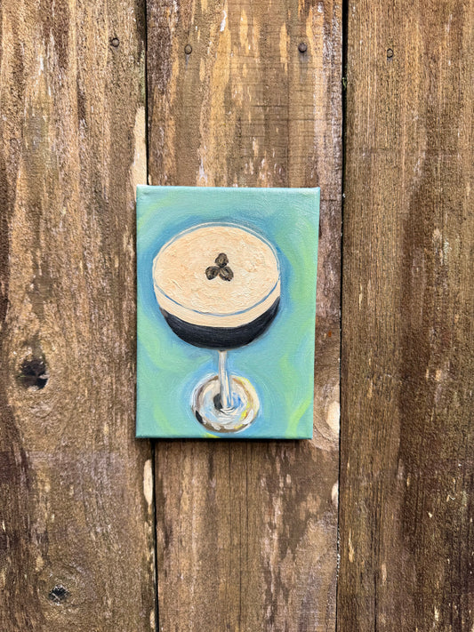 Espresso Martini 5x7 Original Oil