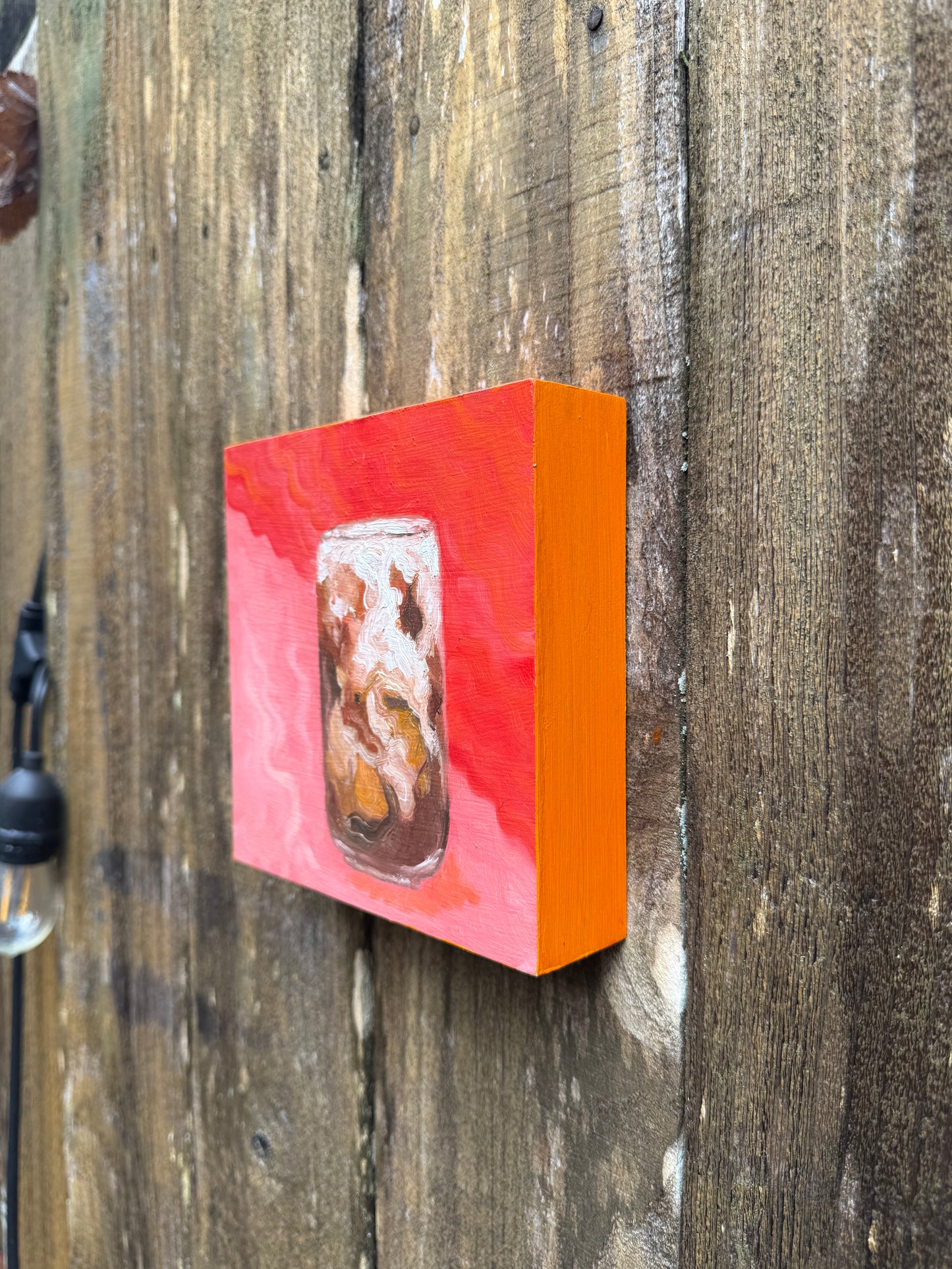 Iced Latte 6x6 Original Oil