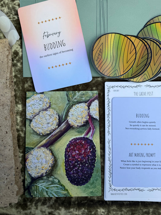 Catch Up on February's Print - with the trees