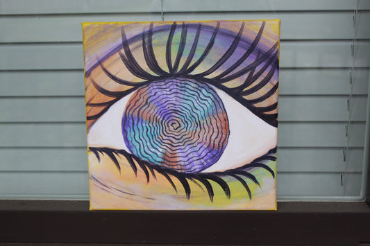 on a trip - 8x8 art print - with the trees