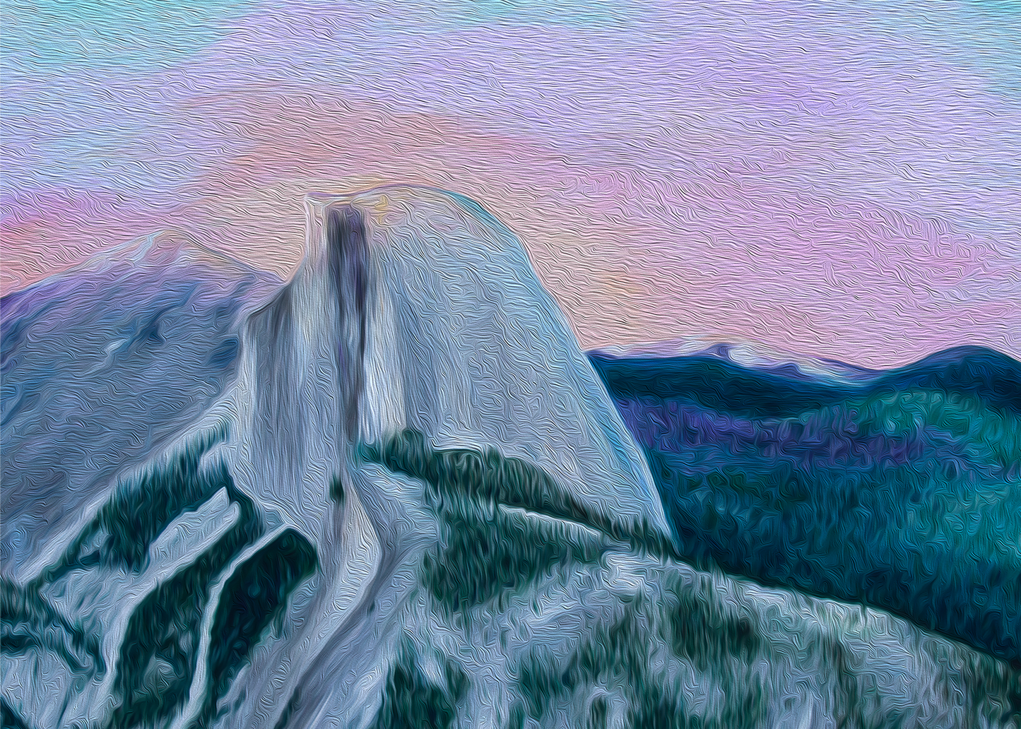 Mini Art Prints - with the trees