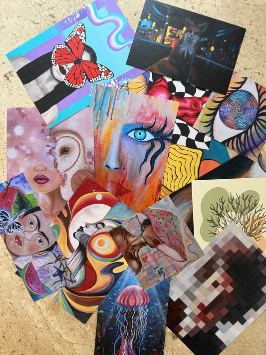 Mini Art Prints - with the trees