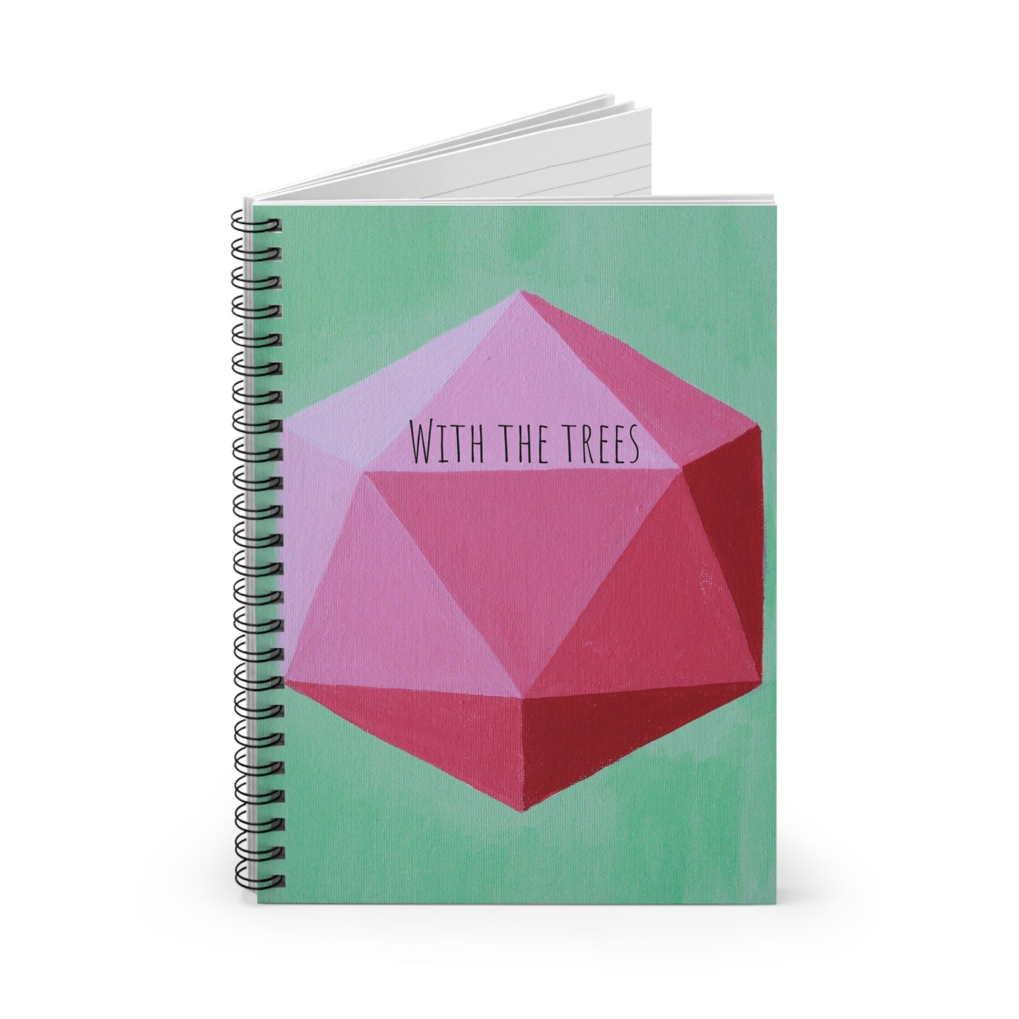 Icosahedron, Water Element Journal - with the trees