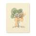 tree woman canvas wall hanging - with the trees
