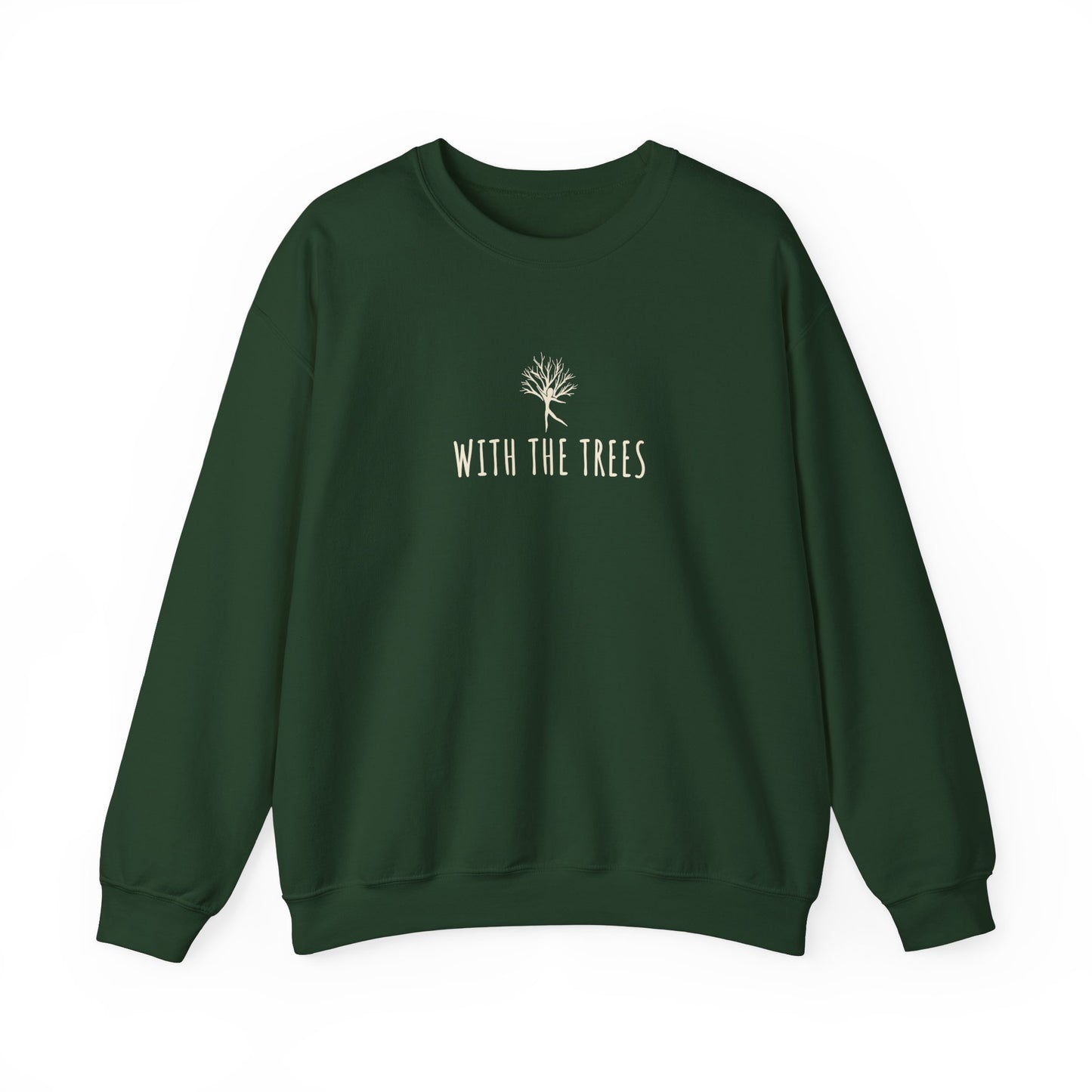 with the trees crewneck sweatshirt - with the trees
