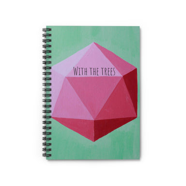 Icosahedron, Water Element Journal - with the trees