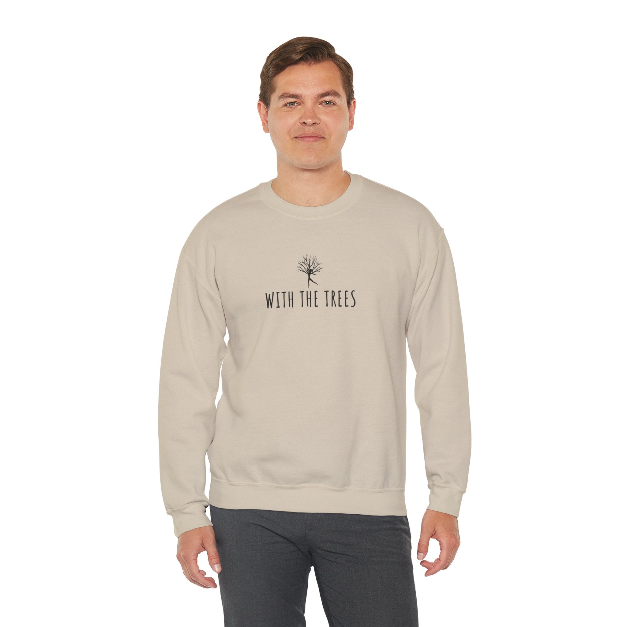 with the trees crewneck sweatshirt - with the trees