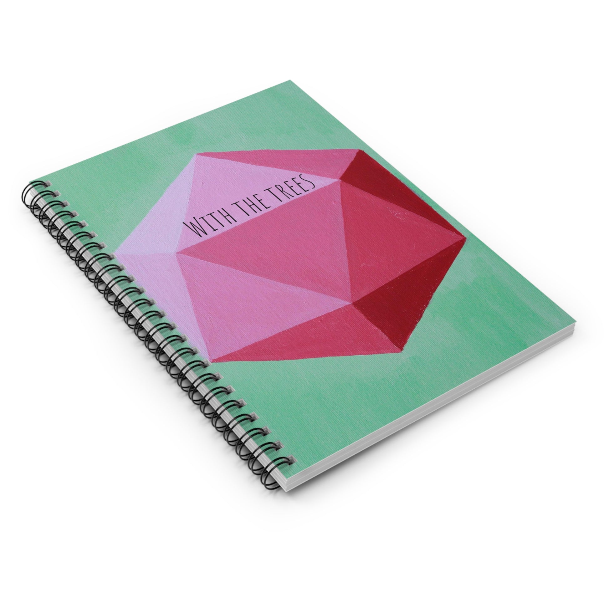 Icosahedron, Water Element Journal - with the trees