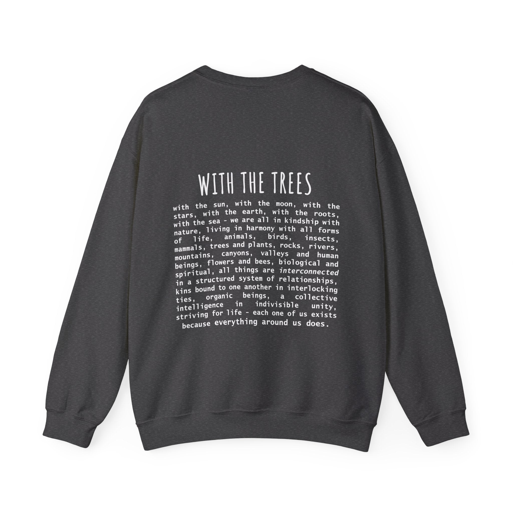 with the trees crewneck sweatshirt - with the trees