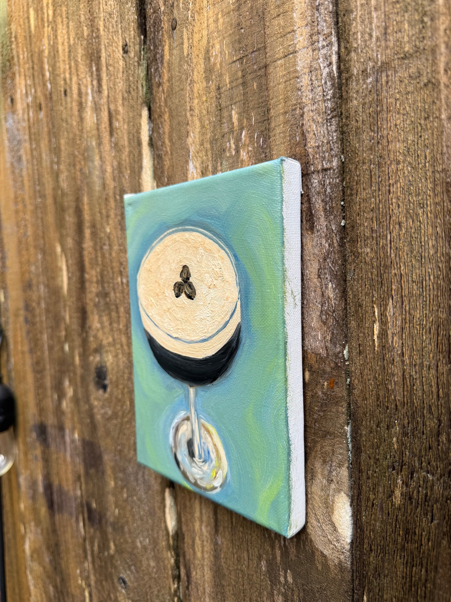 Espresso Martini 5x7 Original Oil