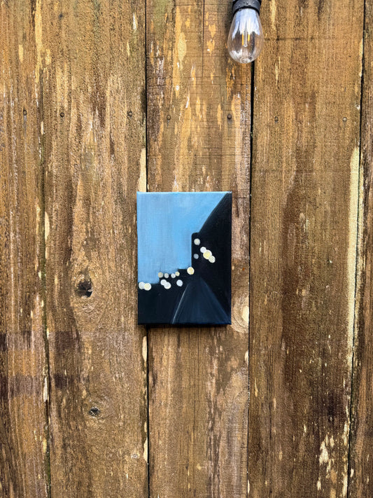 Night Ride 5x7 Original Oil