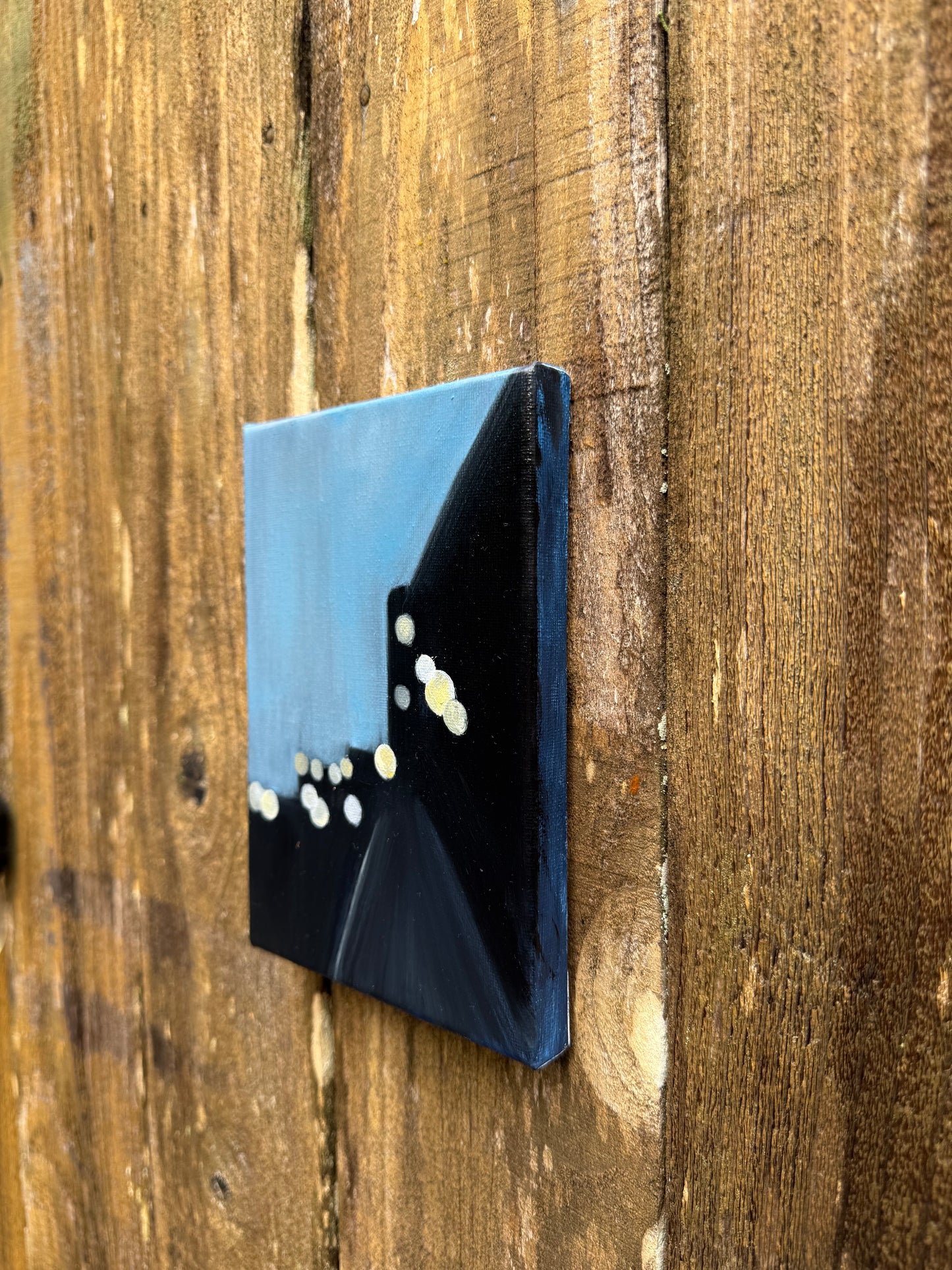 Night Ride 5x7 Original Oil