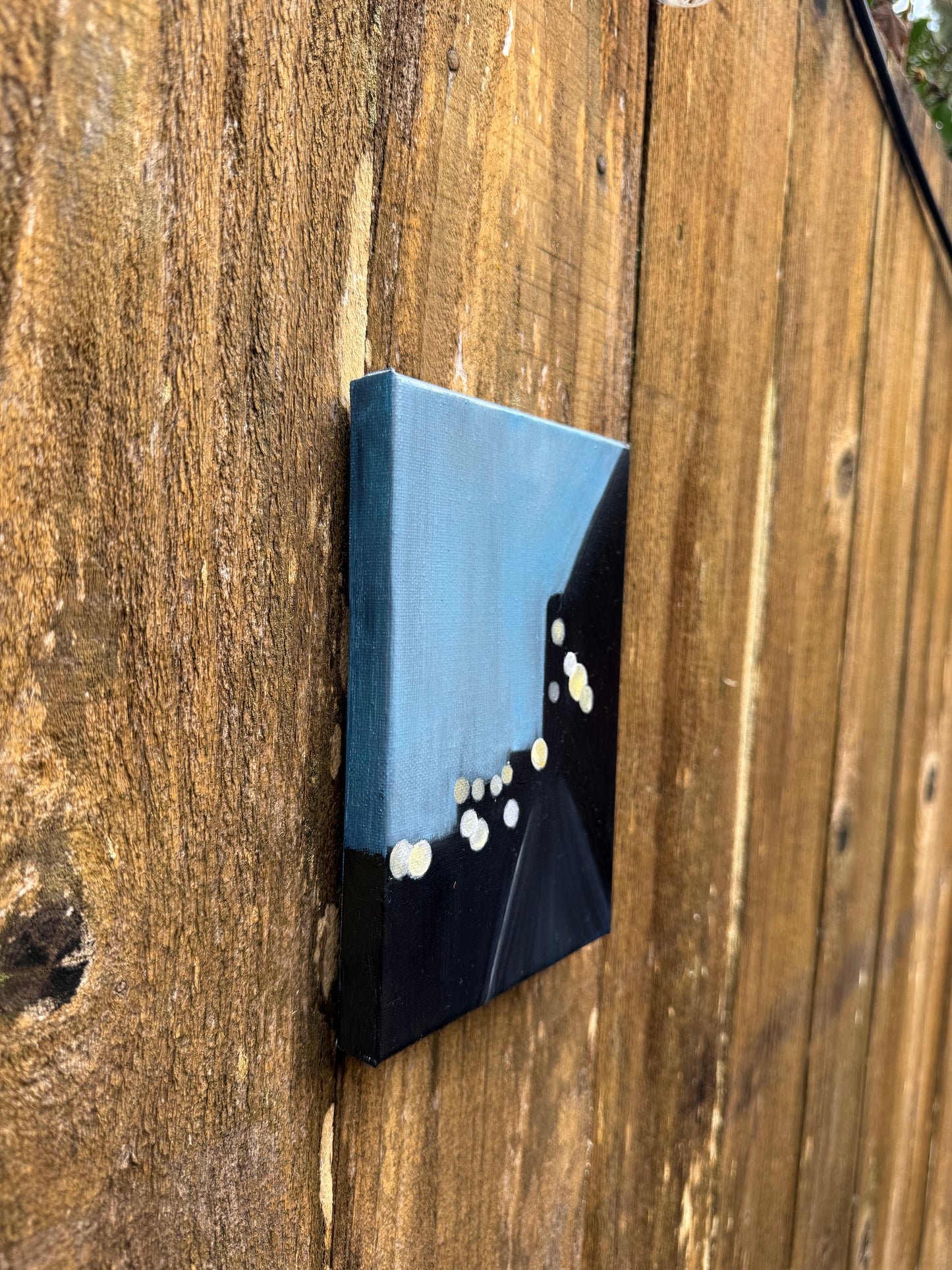 Night Ride 5x7 Original Oil