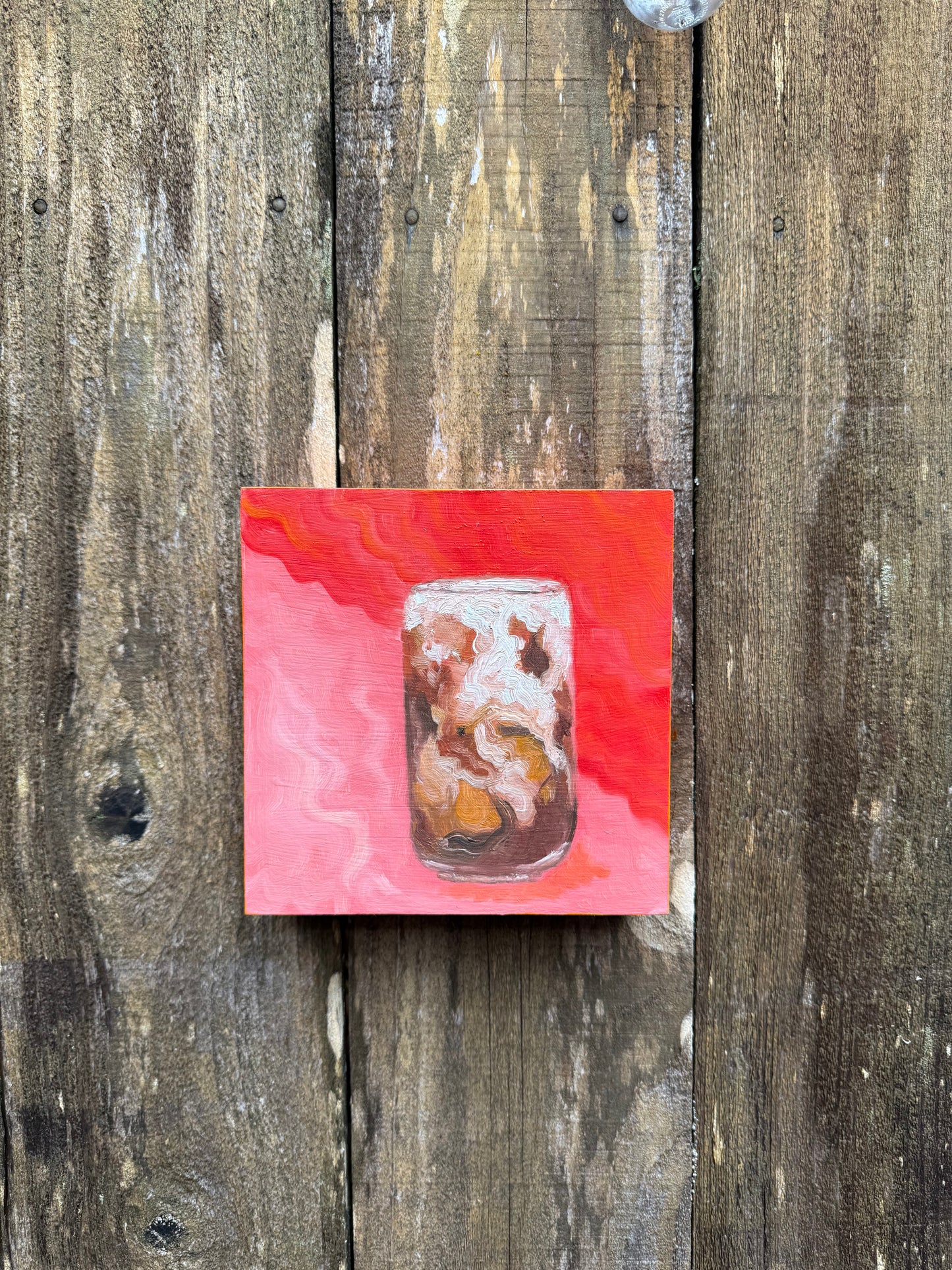 Iced Latte 6x6 Original Oil