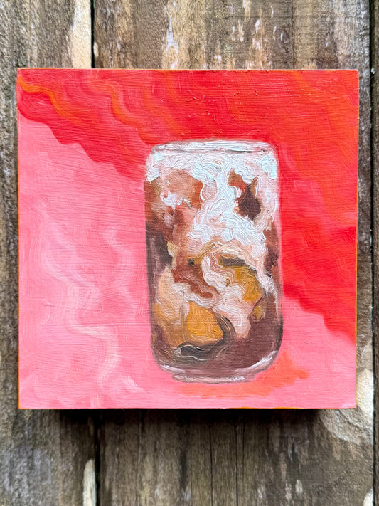 Iced Latte 6x6 Original Oil