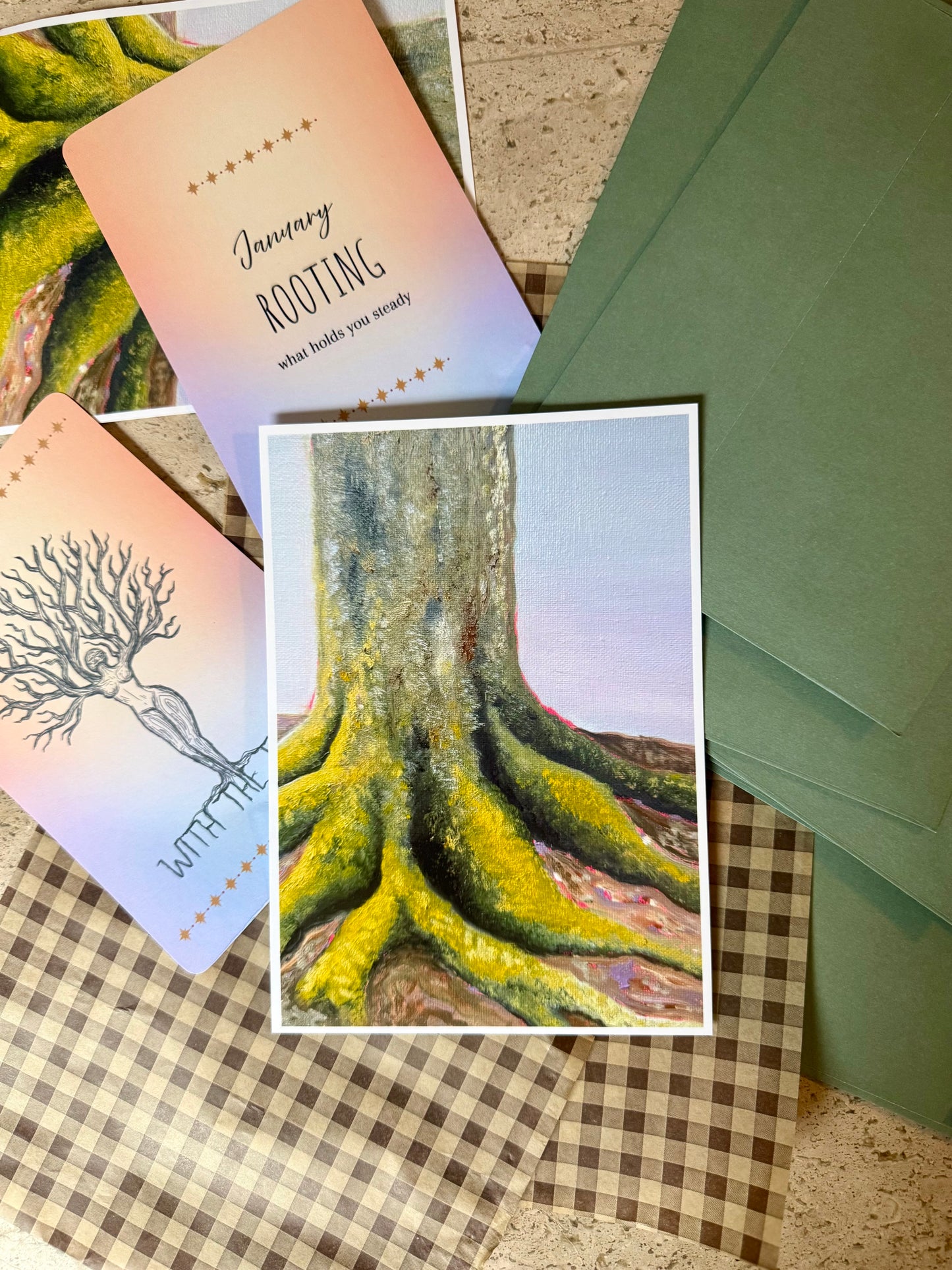 Catch Up On January's Print - with the trees