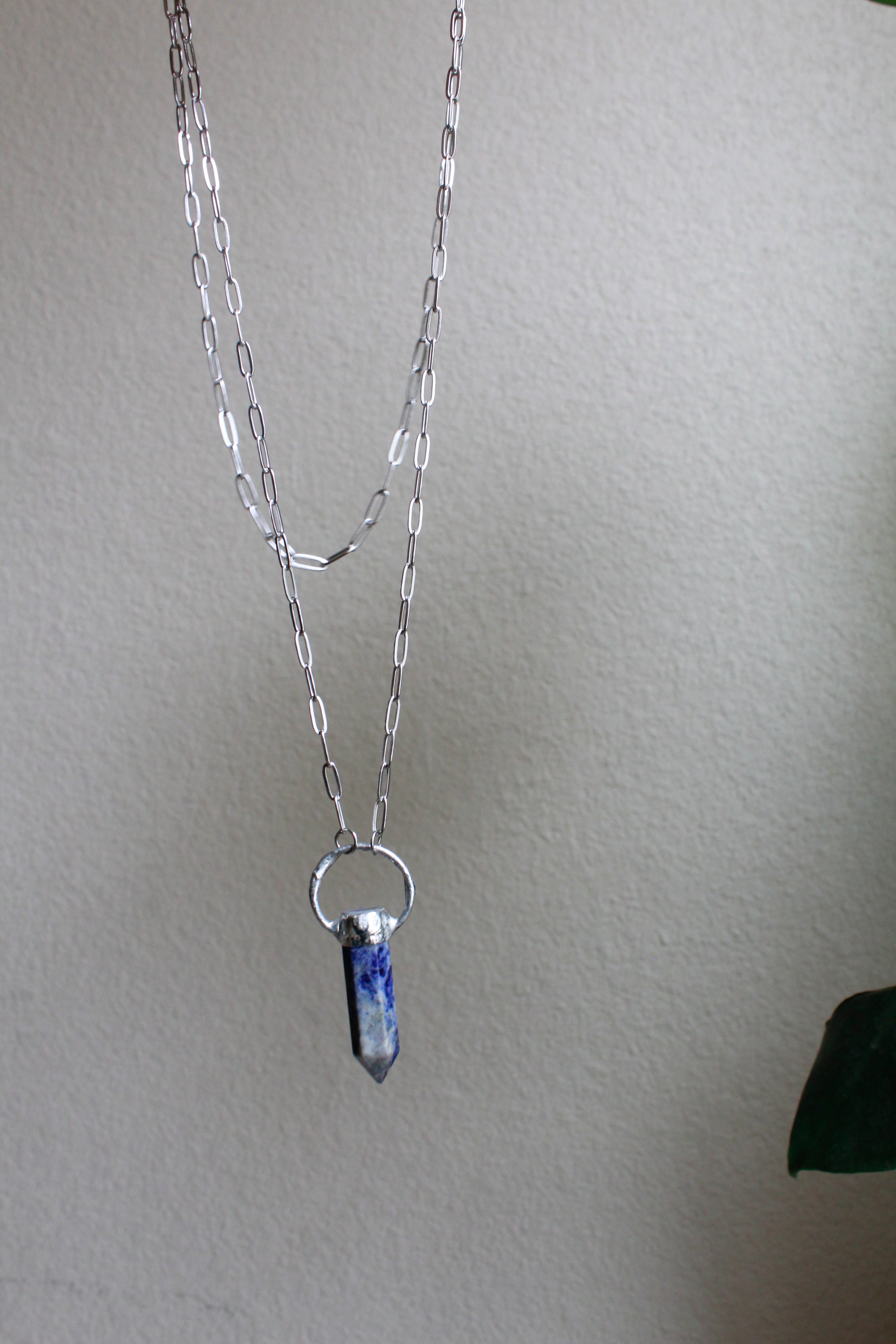 soladite pointy double necklace - with the trees