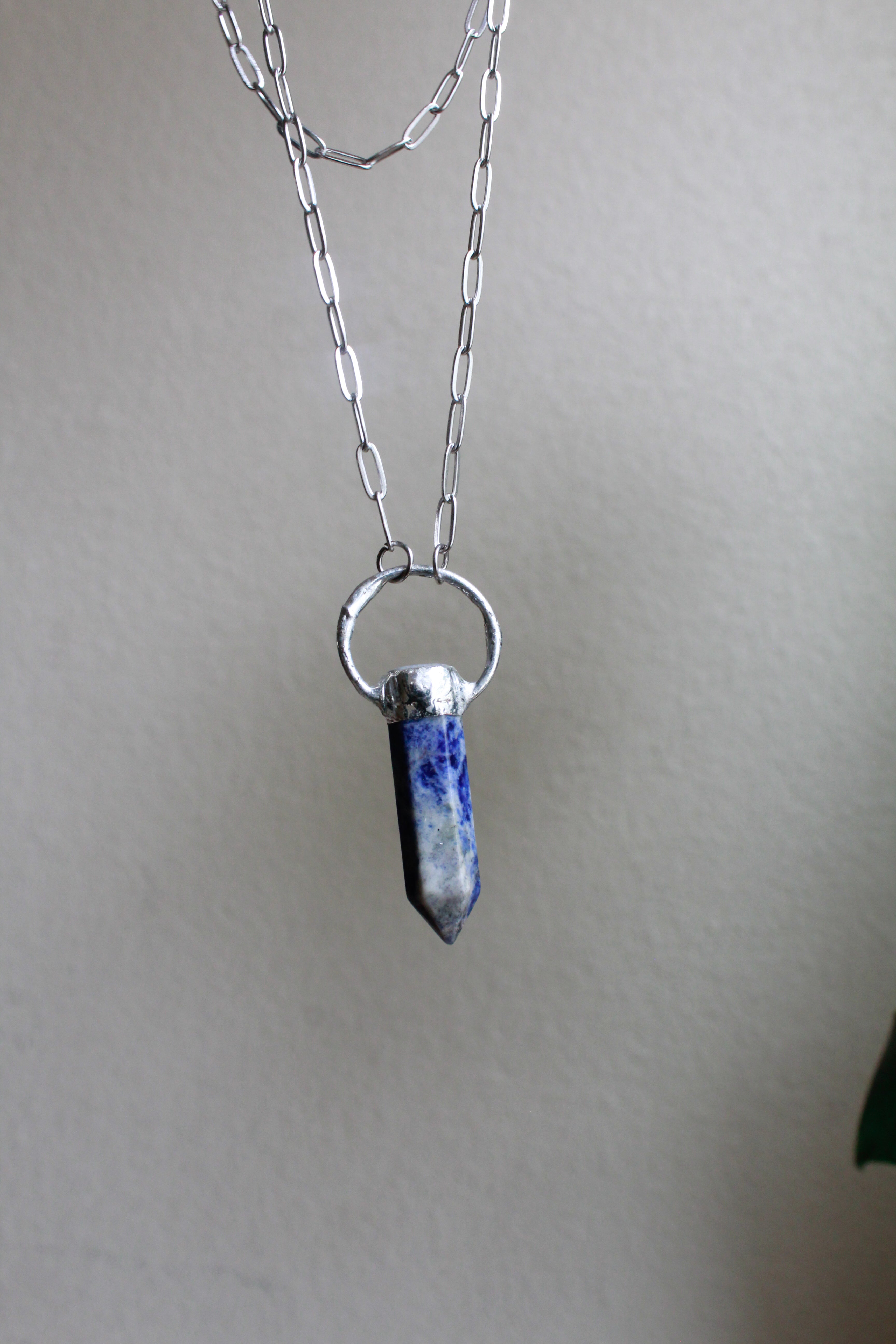 soladite pointy double necklace - with the trees