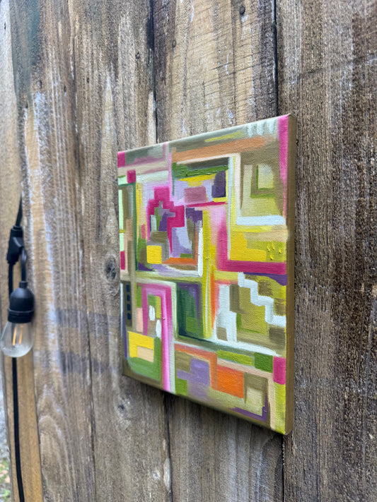 8x10 abstract painting