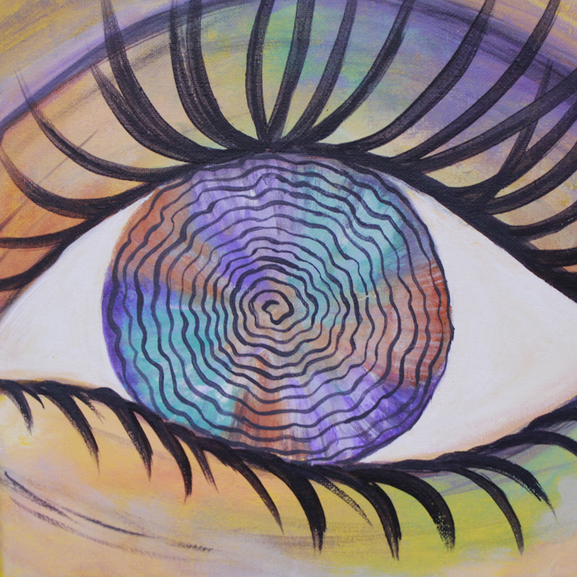 on a trip - 8x8 art print - with the trees