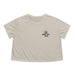 beige gray with the trees cropped tee - With the tees