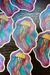 jellyfish sticker - With the tees